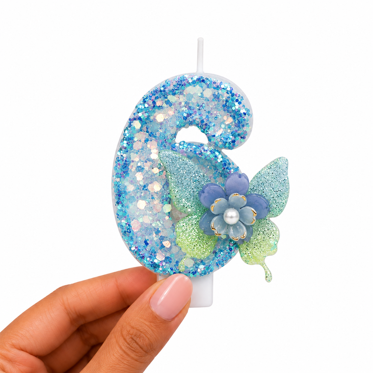 Parttyhub Dreamy Fairy Glitter Candles | DFGL | Pack 1
