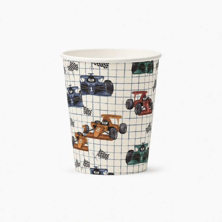 Parttyhub race cars party cups | RC | Pack 8