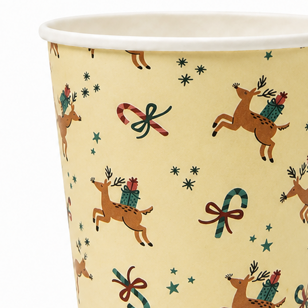 PARTTYHUB Reindeer Christmas Fairytale Cups – Pack of 8