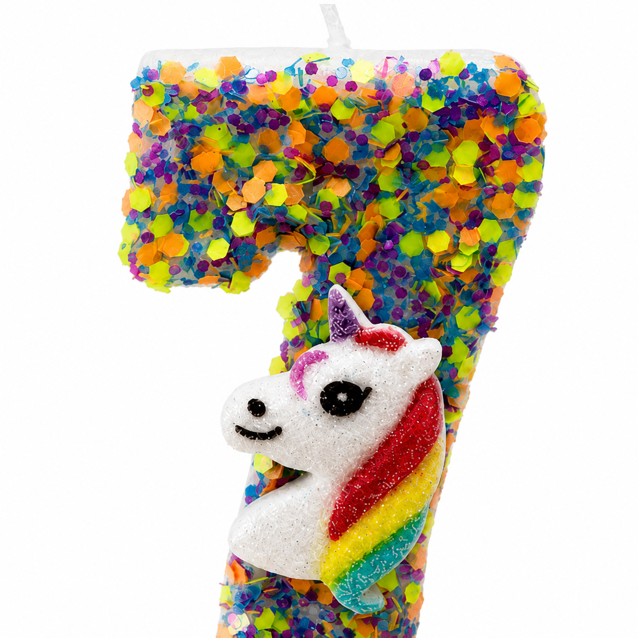 Parttyhub Rainbow Unicorn Candles | UNI | Pack 1
