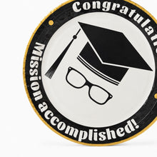 Parttyhub graduation dinner plates | GRAD | Pack 8