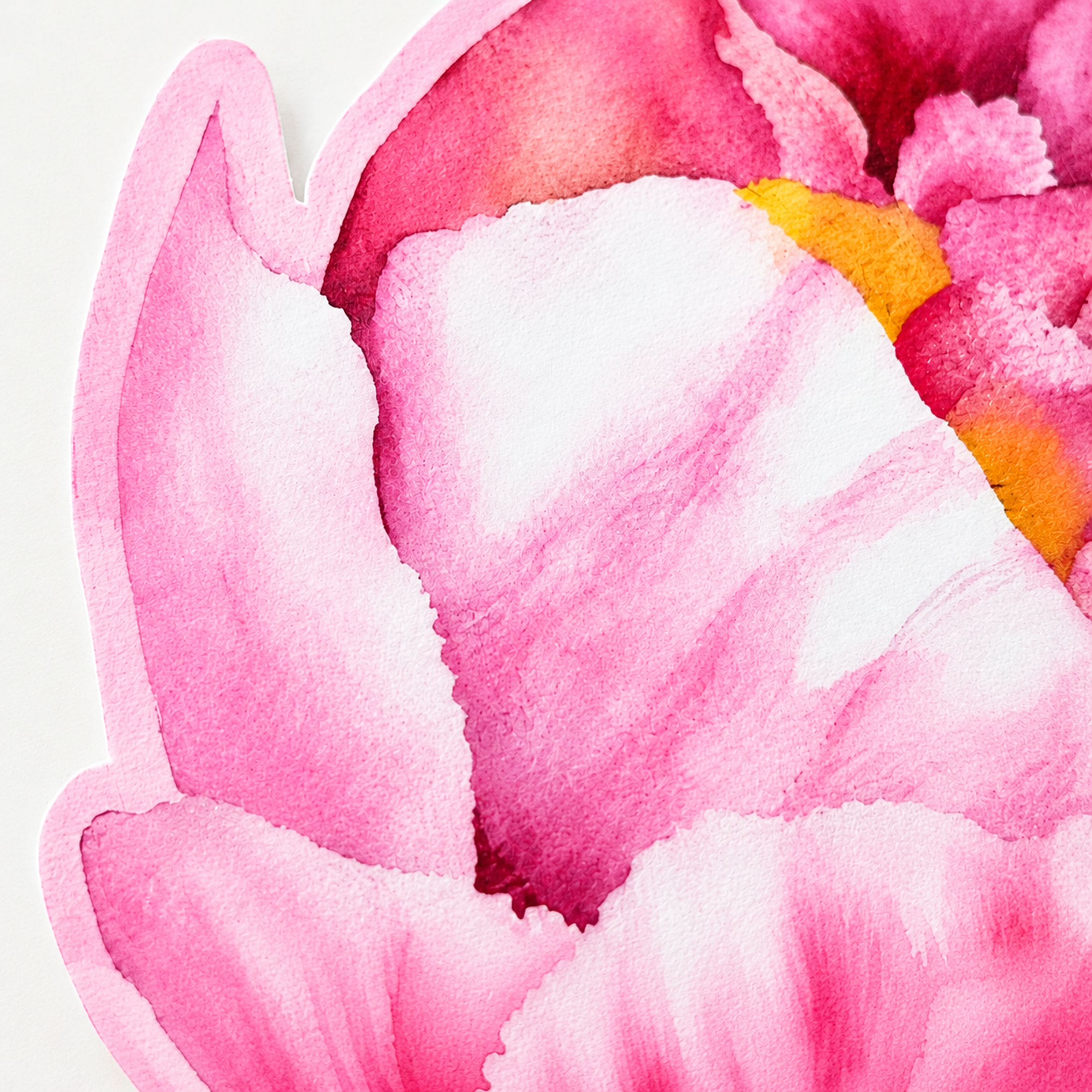Parttyhub peony blossom cupcake topper