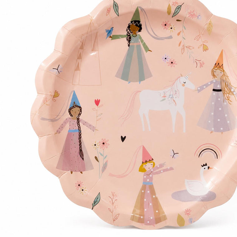 Parttyhub mystical unicorn dinner plates | UNI | Pack 8