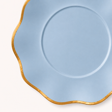Parttyhub blue gold rim dinner plates | BGR | Pack 8