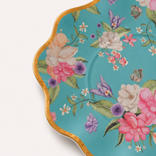 Parttyhub tropical floral dinner plates | TF | Pack 8