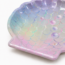 Parttyhub iridescent mermaid dessert plates | MRMID | Pack 8