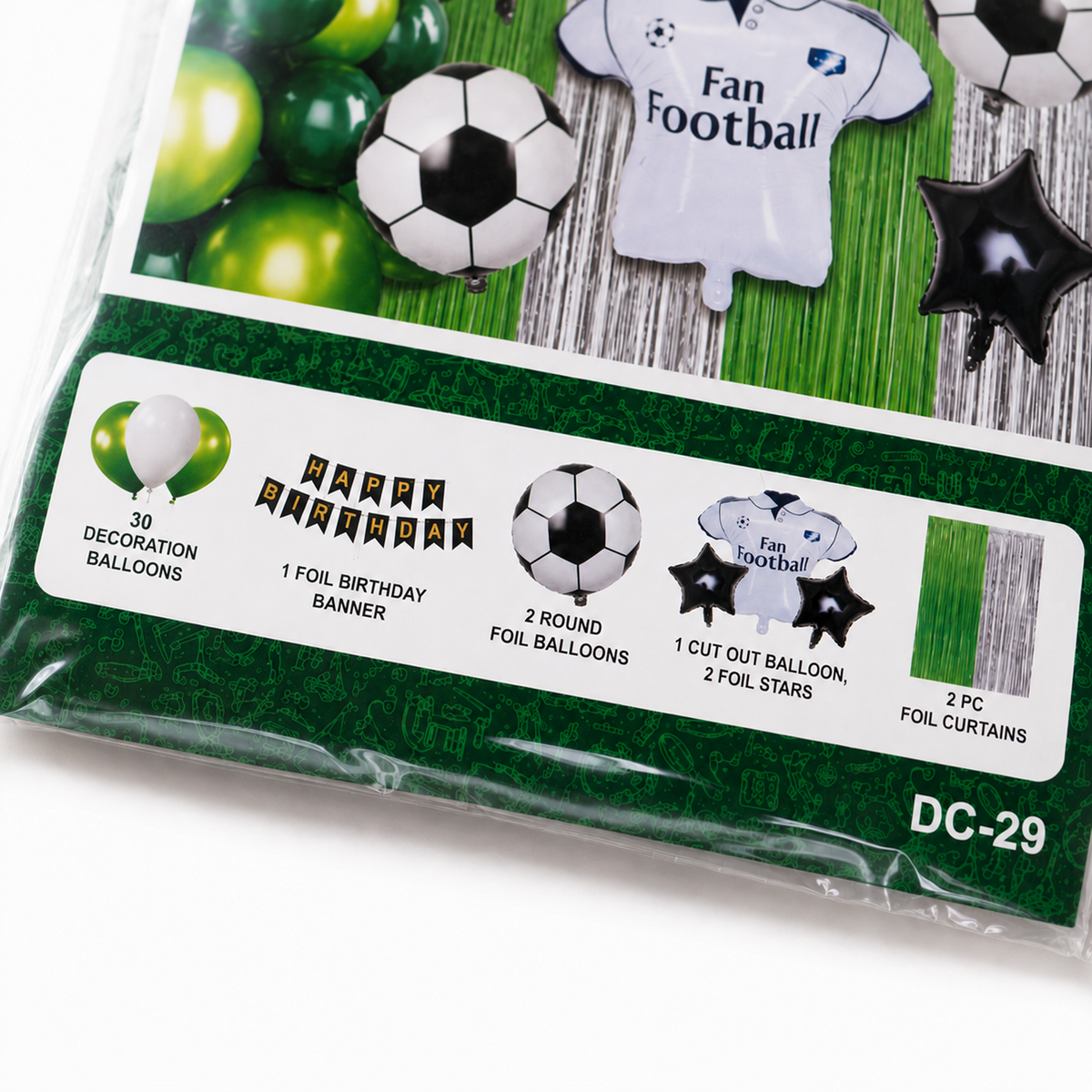 PARTTYHUB FOOTBALL THEMED BIRTHDAY PARTY DECOR KIT | FOT | PACK 1