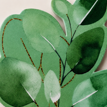 Parttyhub sage leaf cupcake toppers