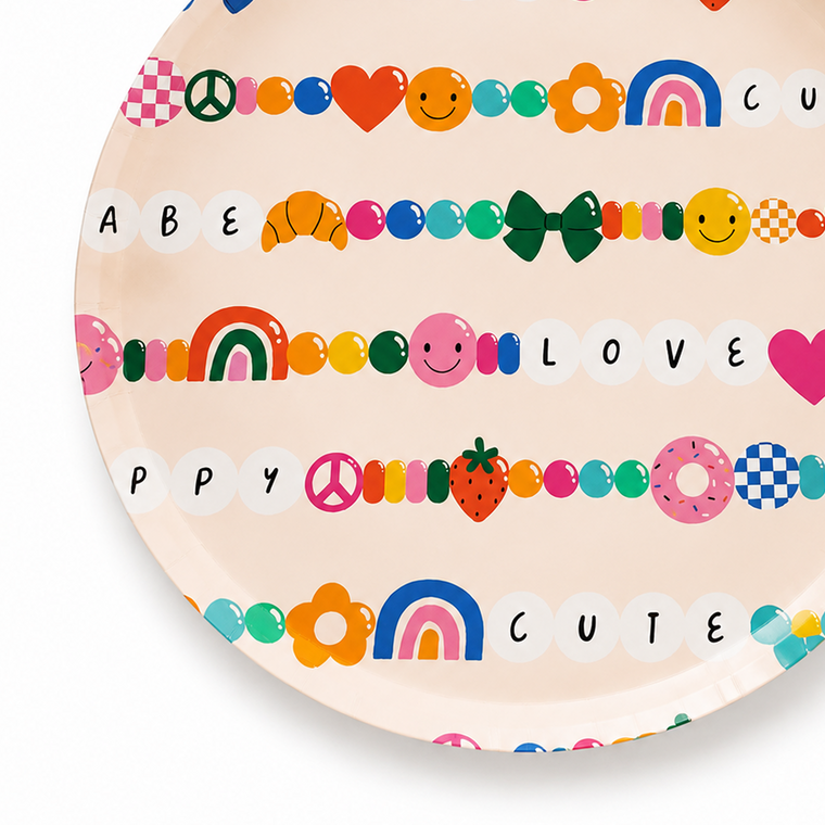 Parttyhub birthday bracelet dinner plates | BBR | Pack 8