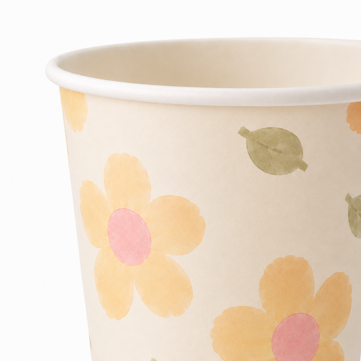 Parttyhub pastel floral party cups | PFLW | Pack 8