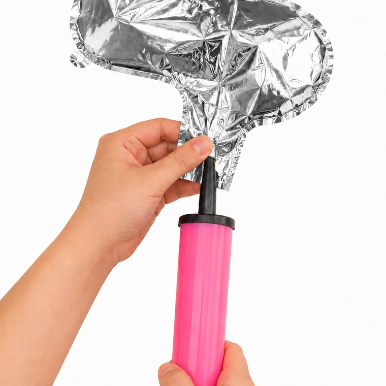 Parttyhub Foil Letters Birthday Balloons - Silver | BDAY | Pack 1