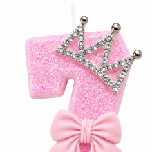 Parttyhub Pink Bow & Crown Candles | PBCR | Pack 1
