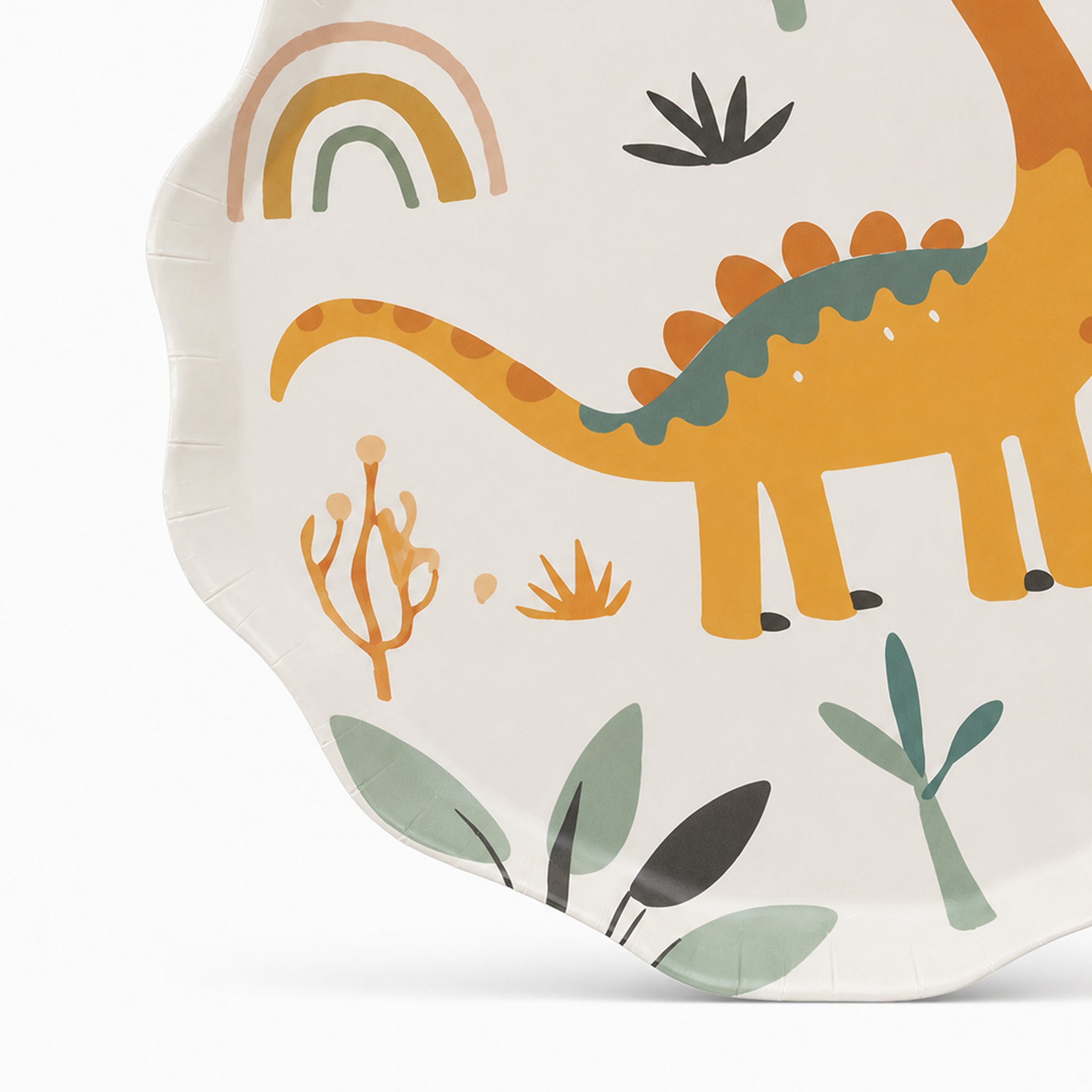 Parttyhub dinosaurs theme party dinner plates | DTP | Pack 8