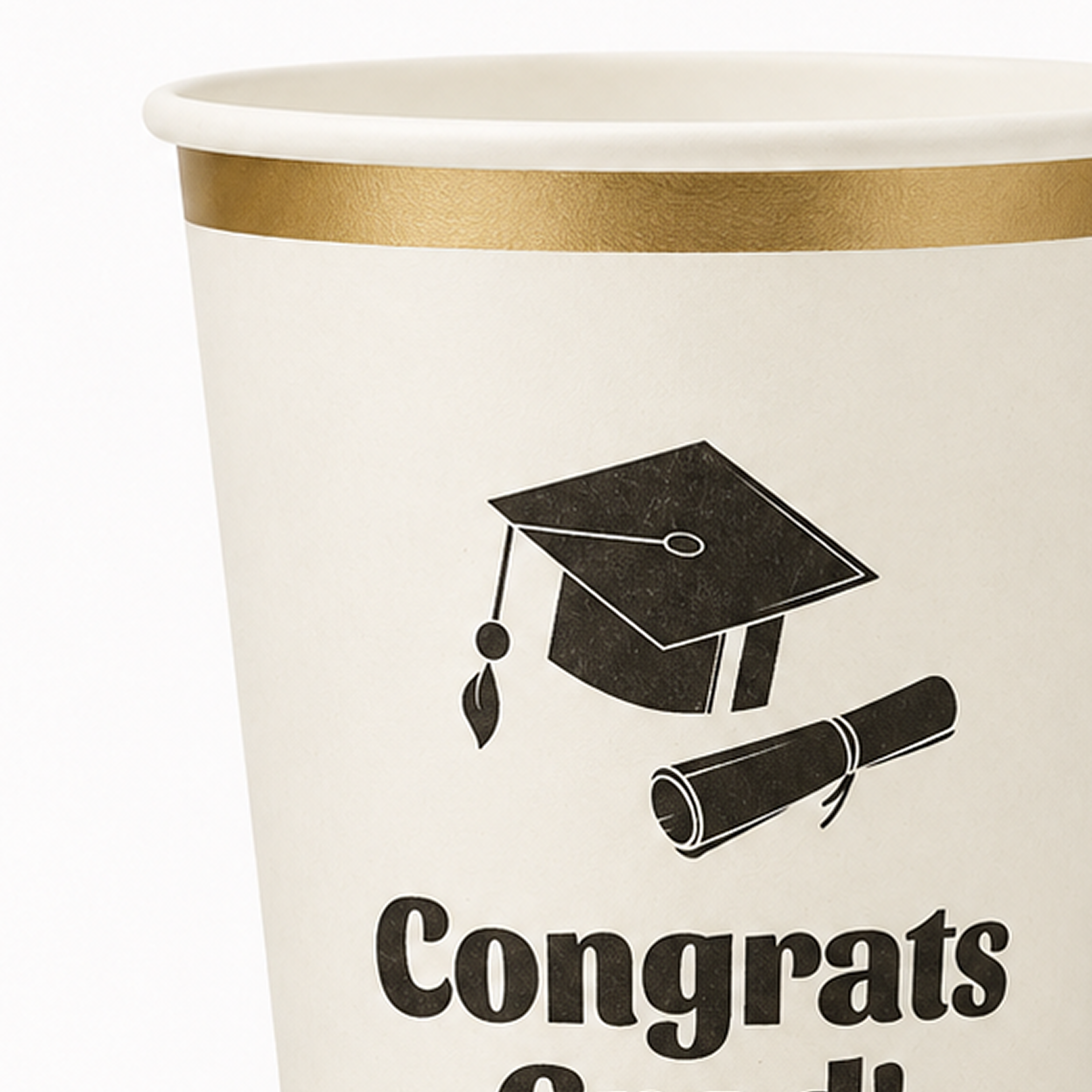 Parttyhub graduation cups | GRAD | Pack 8