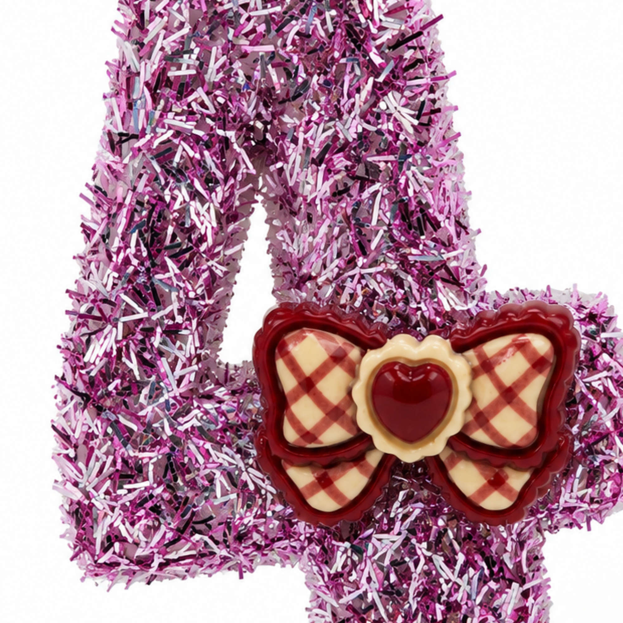 Parttyhub Cute Bows Red Candles | CBRD | Pack 1