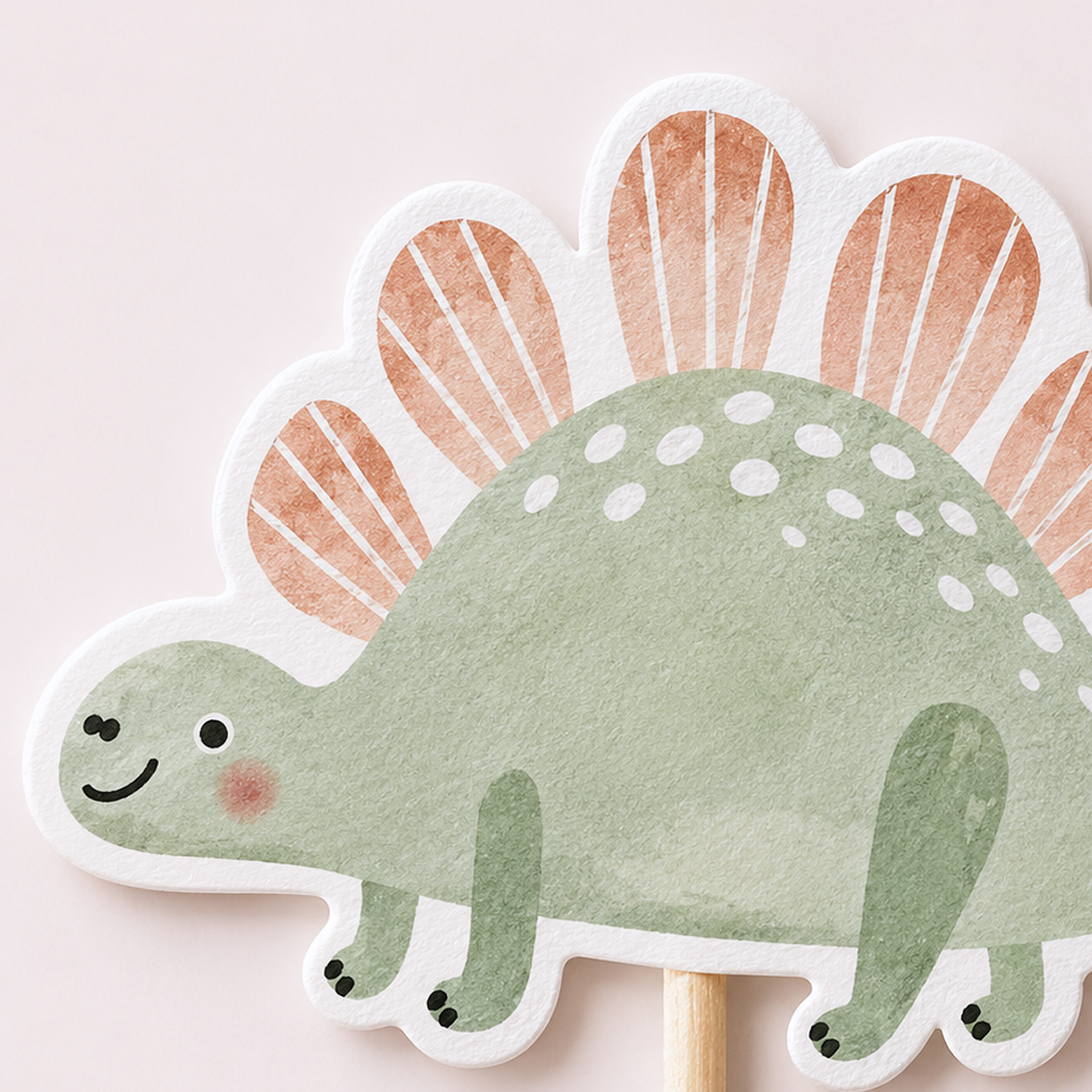 Parttyhub stegosaurus dinosaur theme birthday toppers