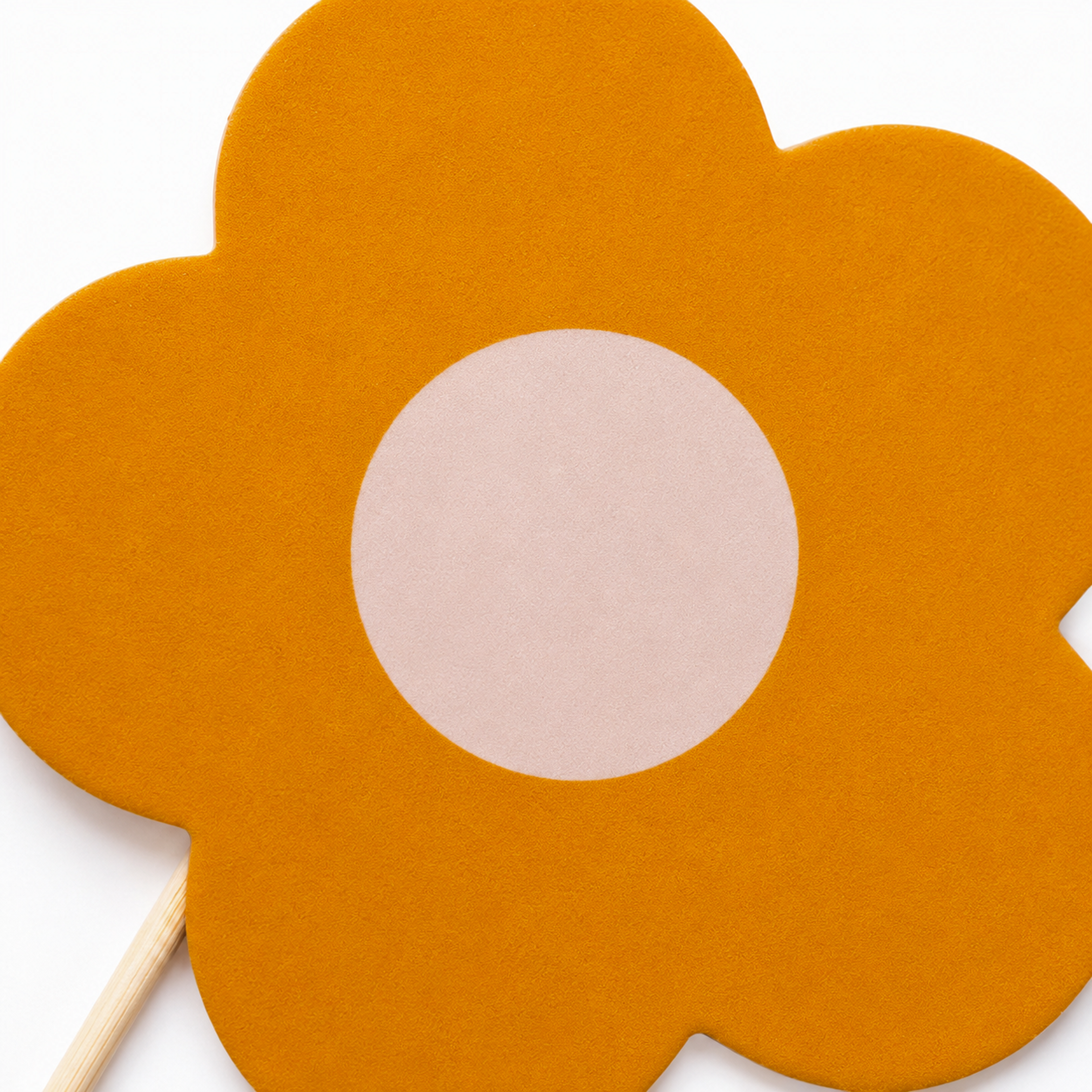 Parttyhub yellow flower shaped cupcake toppers