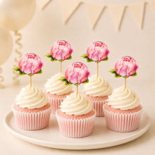 Parttyhub rose bud cupcake topper