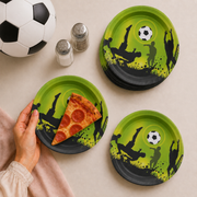 Parttyhub soccer dinner plates | SOC | Pack 8