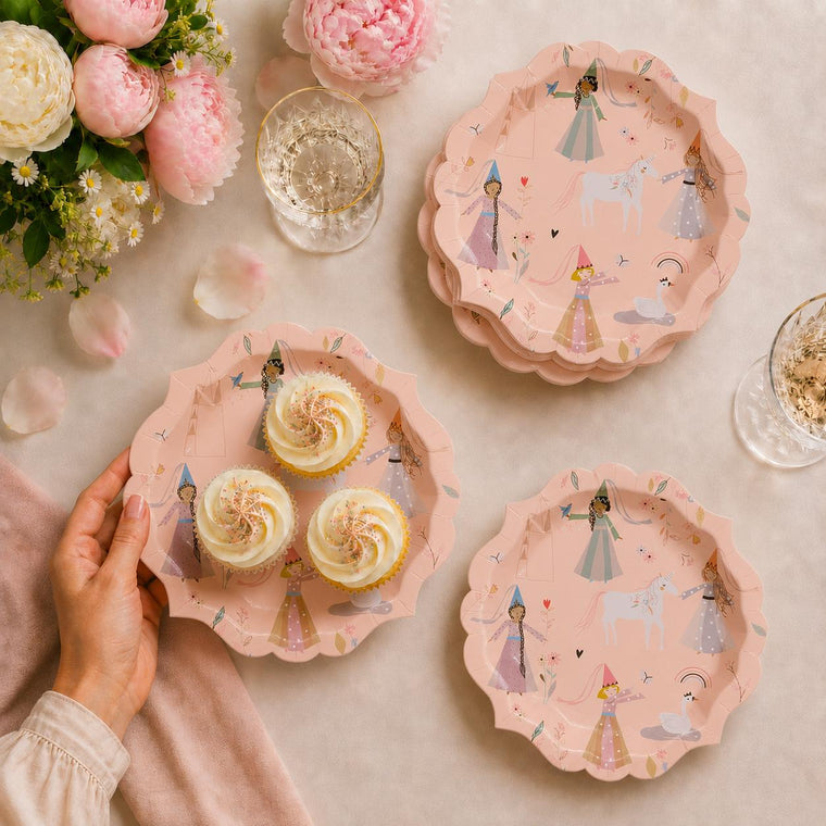 Parttyhub mystical unicorn dinner plates | UNI | Pack 8