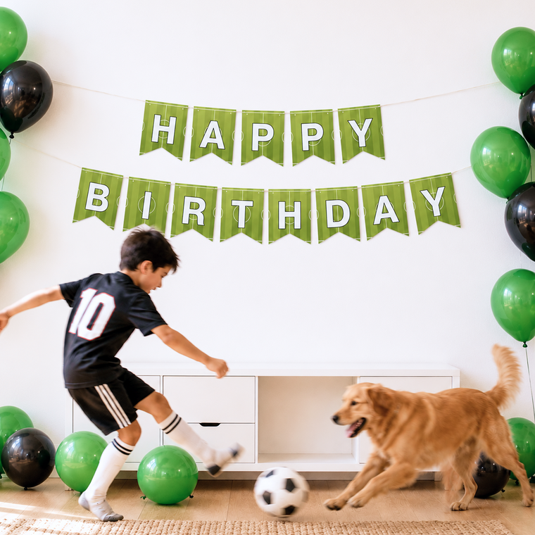 Parttyhub soccer birthday banner | SOC | Pack 1