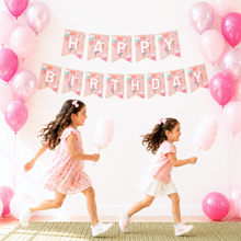 Parttyhub ice cream pink birthday banner | ICR | Pack 1