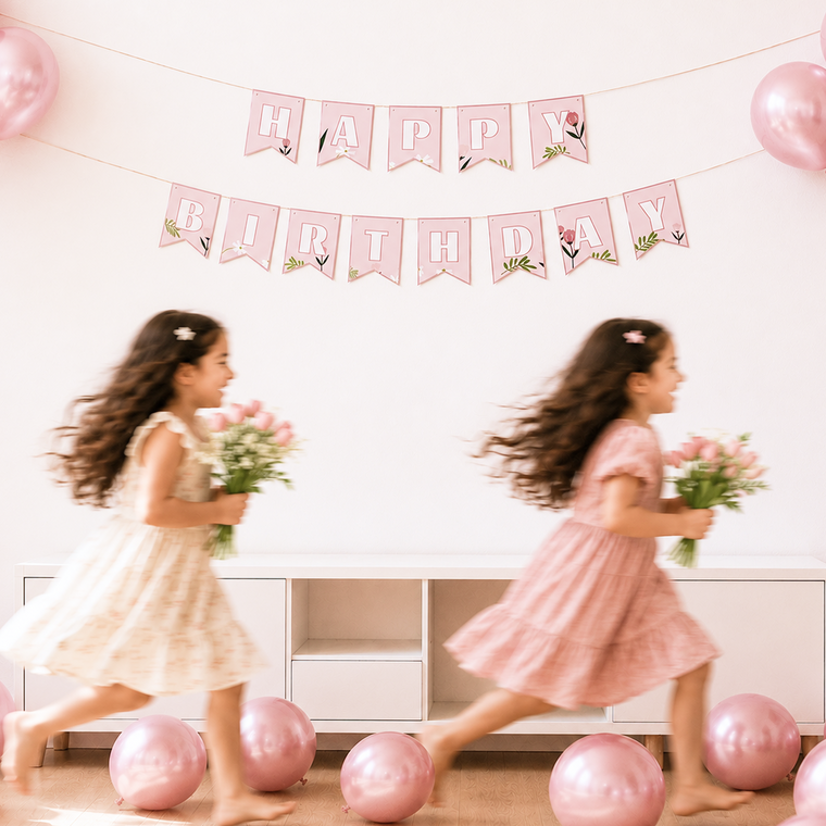 Parttyhub roses birthday banner | ROS | Pack 1