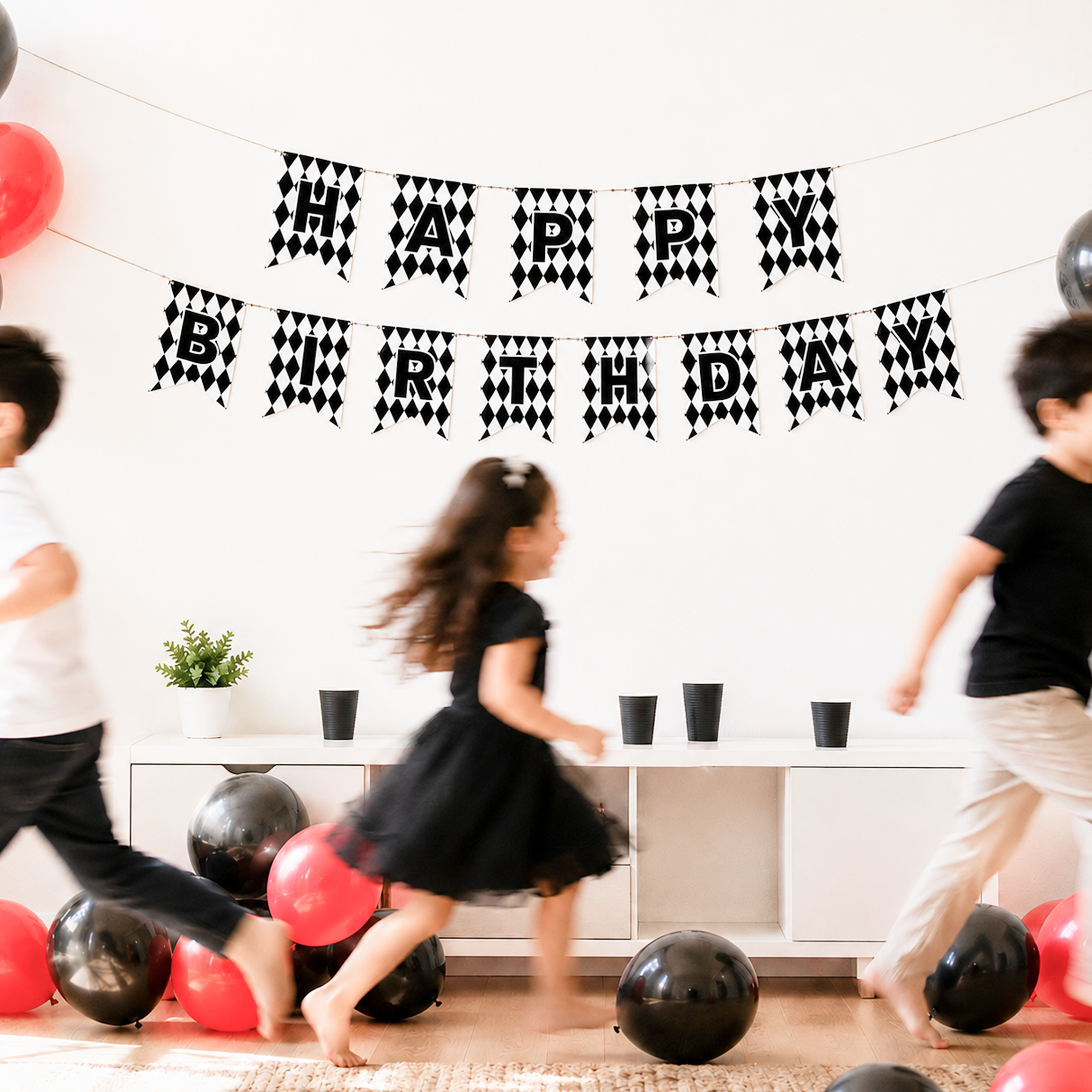 Parttyhub racecar track birthday banner | RC | Pack 1