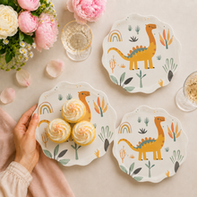 Parttyhub dinosaurs theme party dinner plates | DTP | Pack 8