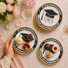 Parttyhub graduation dinner plates | GRAD | Pack 8