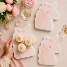 Parttyhub mystical unicorn dessert plates | UNI | Pack 8