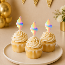 Parttyhub magical seashell cupcake topper