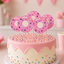 Parttyhub rainbow sprinkle donut topper