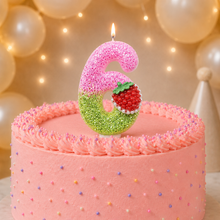 Parttyhub Cute Strawberry Candles | CSTR | Pack 1