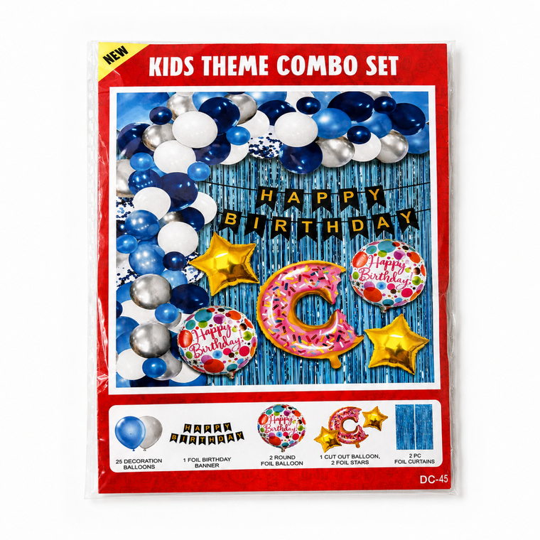 PARTTYHUB DONUT THEMED BIRTHDAY PARTY DECOR KIT | DOU | PACK 1