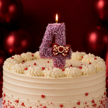 Parttyhub Cute Bows Red Candles | CBRD | Pack 1