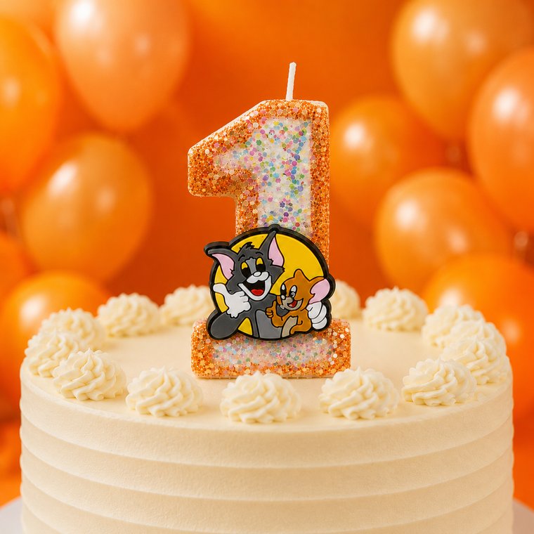 Parttyhub Tom and Jerry Cartoon Candles | TJ | Pack 1