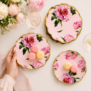 Parttyhub floral garden dinner plates -10.5 inch | FG | Pack 8