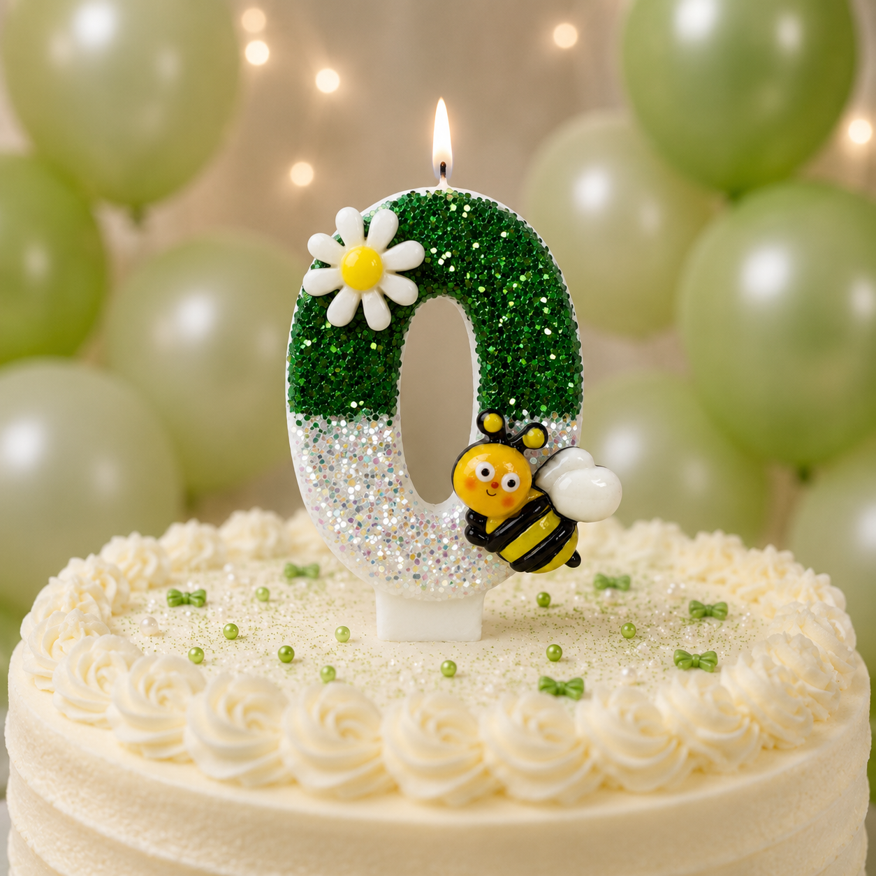 Parttyhub Honeybee Daisy Candles | HNYBEE | Pack 1
