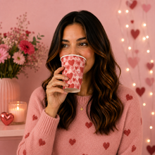 Parttyhub red hearts cups | RH | Pack 8