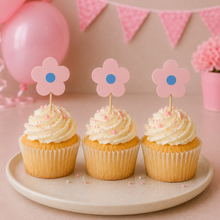 Parttyhub pastel pink cupcake topper