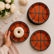 Parttyhub basketball dessert plates | BKB | Pack 8