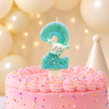 Parttyhub Cinnamonroll Cartoon Glitter Candles | CNCR | Pack 1