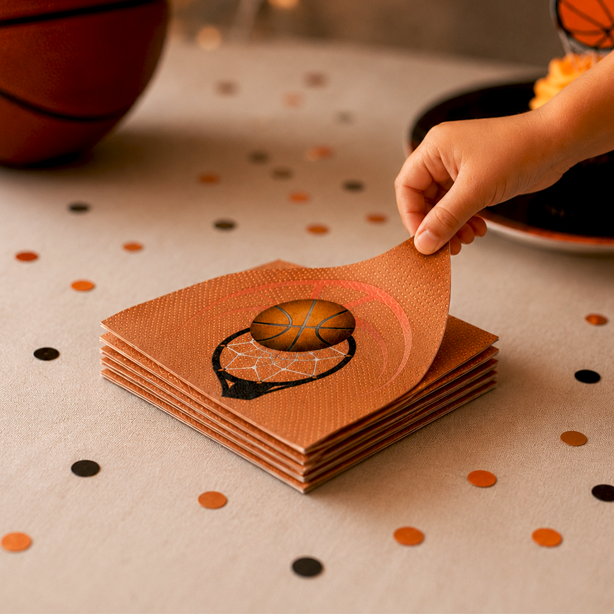 Parttyhub basketball napkins | BKB | Pack 16