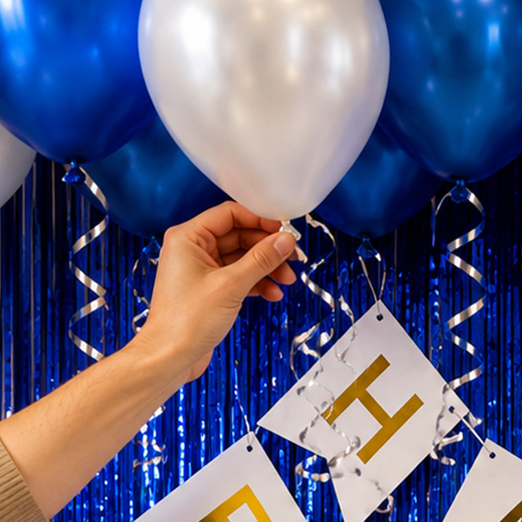 Parttyhub Shimmering Sea Dark Blue Party Bundle | SOL | Pack 1