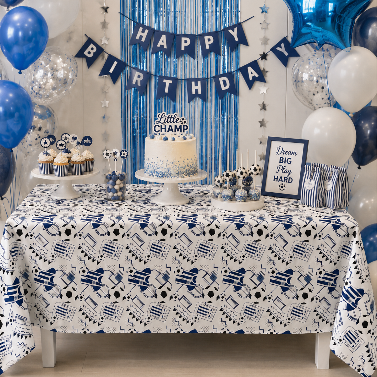 Parttyhub Football Gamenight Party Tablecloth | FB | Pack 1