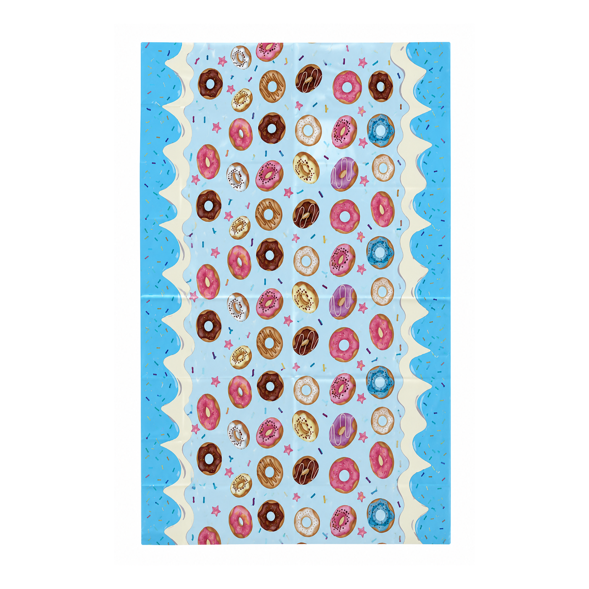 Parttyhub Donut Sprinkle Blue Party Tablecloth | KDZDN | Pack 1