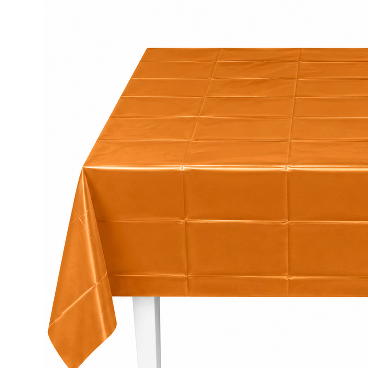 Parttyhub Orange Solid Colour Tablecloth | PLN | Pack 1