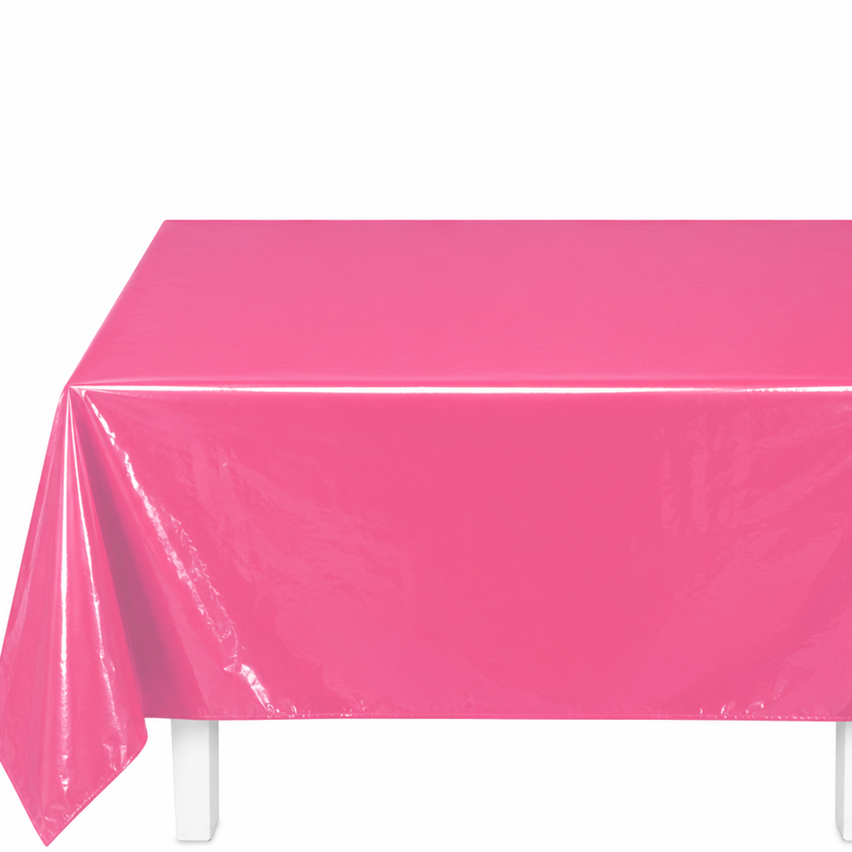 Parttyhub Pink Solid Colour Tablecloth | PLN | Pack 1