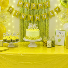 Parttyhub Chrome Yellow Solid Colour Tablecloth | PLN | Pack 1